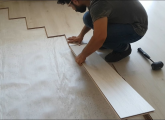 ლამინატის დაგება / laminatis dageba