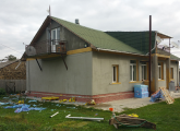 XPS გაკვრა, ფასადის დათბუნება