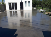 ბეტონის დასხმა გაპრიალება