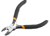 TOLSEN TOL458-10033 მინი ბრტყელტუჩა მკვნეტარა მეტალის რეზინის სახელურით 115mm,4.5