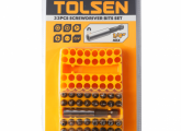 TOLSEN TOL1801-20369 სახრახნისის თავაკების ნაკრები 33ც-იანი