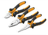 TOLSEN TOL738-10400 ბრტყელტუჩების ნაკრები 3ც.-იანი