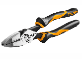 TOLSEN TOL1553-10305 ბრტყელტუჩა მეტალის რეზინის სახელურით 9.5"/240MM