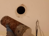 ბეტონის ბურღვა. betonis burgva. კედლის ხვრეტა ალმასით