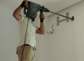 დანგრევა დემონტაჟი. რკინა ბეტონის ჭრა